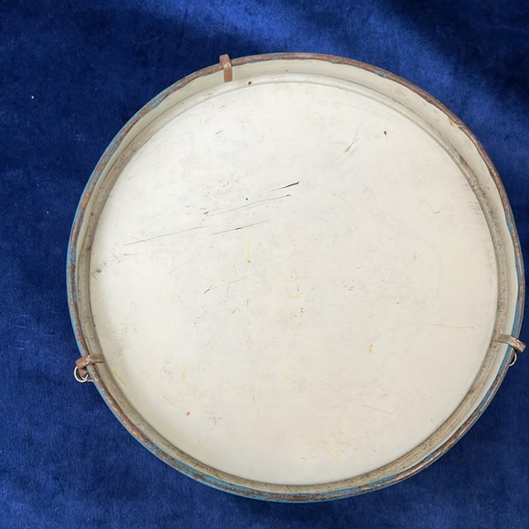 Vintage Ohio Art Childs Toy Tin Drum with Storybook Characters Great Graphics! - Picture 14 of 15